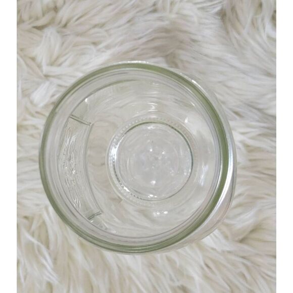 Country Style Qaulity Mason Jar Goblets Wine Glass Clear Pedistal - Picture 3 of 7